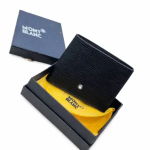 Portefeuille Mont Blanc Noir Signature