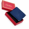 Portefeuille Cartier Bleu Élégance