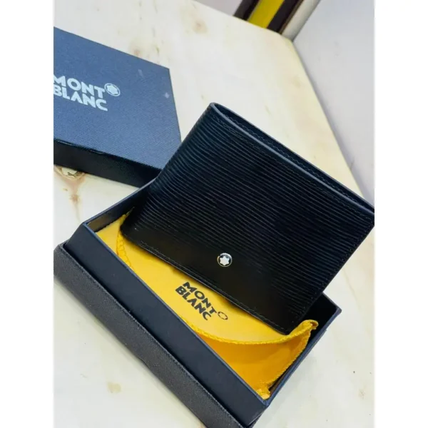 Portefeuille Mont Blanc Noir Signature