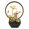 ZenAura Luxe™ – Fontaine LED Circulaire Élégante