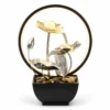 ZenAura Luxe™ – Fontaine LED Circulaire Élégante