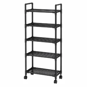 MaxiSpace Rack™ – Étagère Cuisine 5 Niveaux avec Roues MaxiSpace Rack™ – Étagère Cuisine 5 Niveaux avec Roues