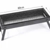 Barbecue Portable Pliable avec Tiroir à Charbon