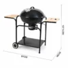 Barbecue Charbon Portable avec Tablettes Latérales