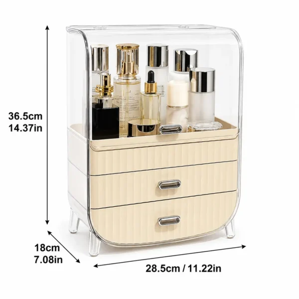 Range Maquillage VIP Transparent – Organisateur Luxe