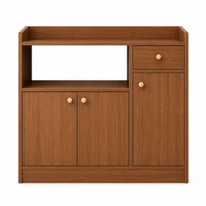 Buffet de Cuisine Moderne en Bois – Rangement Élégant & Pratique