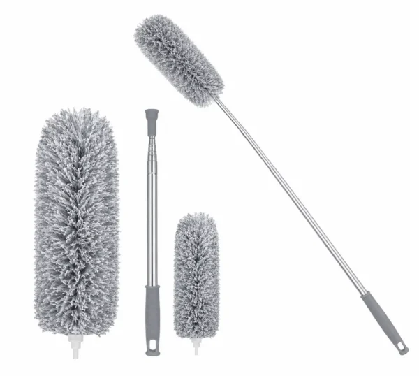 Plumeau Télescopique 2,8m – Nettoyage Facile des Zones Hautes