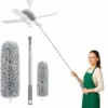 Plumeau Télescopique 2,8m – Nettoyage Facile des Zones Hautes