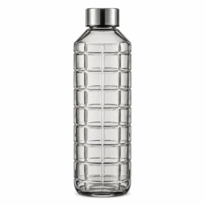 💧 Grande capacité de 1L Idéale pour rester hydraté toute la journée. 🍋 Parfaite pour les boissons détox Eau, citron, concombre, menthe, fruits, jus ou thé glacé. 🥛 Verre épais de haute qualité Robuste, durable et sans BPA. 🔒 Bouchon en acier inoxydable Fermeture hermétique pour éviter les fuites. 🌿 Écologique et réutilisable Une alternative durable aux bouteilles en plastique. Bouteille en Verre Premium 1L avec Couvercle Inox