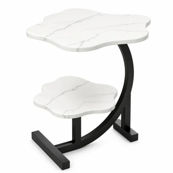 Table d'appoint Fleur 2 Niveaux