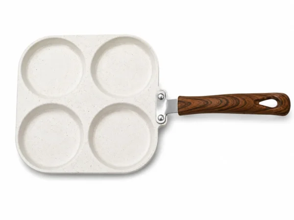 Poêle à Pancakes 4 Compartiments en Granit Poêle à Pancakes 4 Compartiments en Granit
