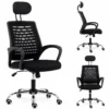 Chaise de Bureau Ergonomique avec Appui-Tête