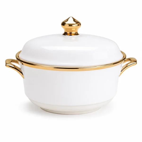 Soupière en Porcelaine Premium avec Couvercle