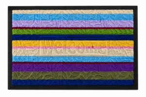 Tapis d'Entrée Multicolore Antidérapant Premium