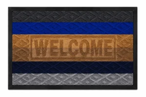 Tapis d'Entrée Premium "Welcome" Antidérapant