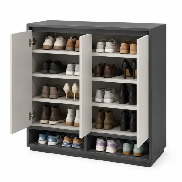 Meuble à Chaussures 3 Portes – 90 cm