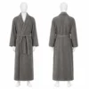 Peignoir Homme Long Gris Confort Peignoir Homme Long Gris Confort