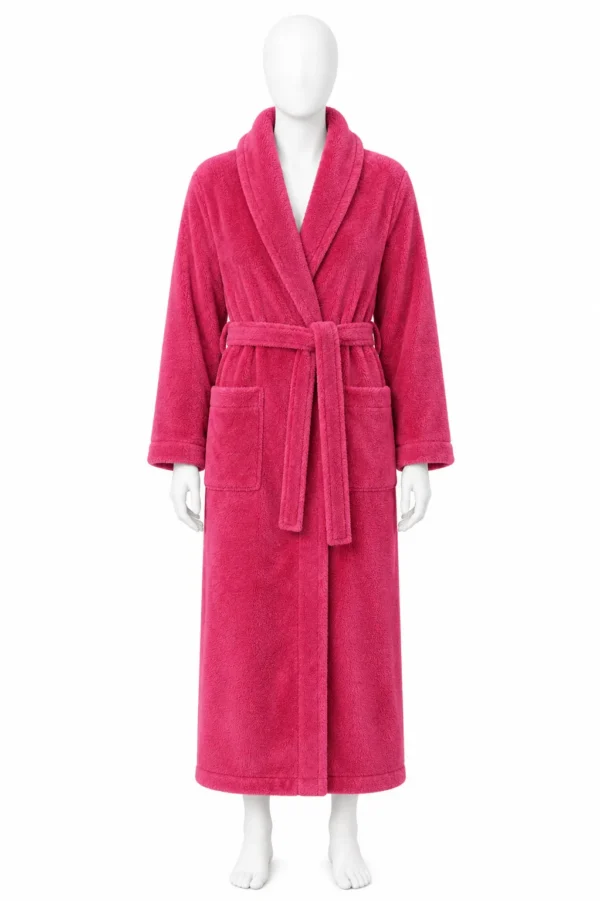 Peignoir Douillet Rose Framboise