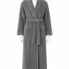 Peignoir Homme Long Gris Confort Peignoir Homme Long Gris Confort