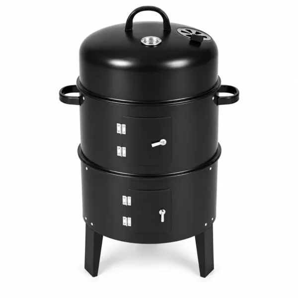 ChatGPT Image 20 sept. 2026, 18_28_20 Barbecue Vertical avec Thermomètre, Double Grille et Aération Réglable