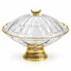 Coupe à Fruits sur Pied avec Couvercle Transparent