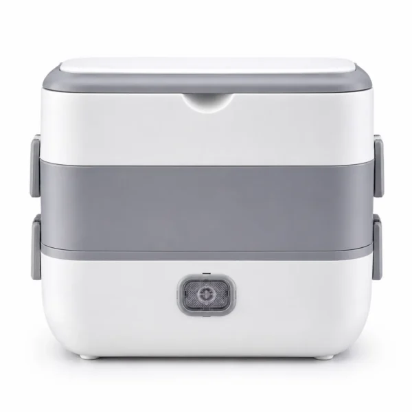 Lunch Box Électrique Multifonction 4-en-1 à Double Compartiment