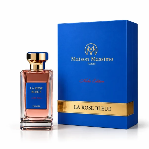 Parfum La Rose Bleue et son écrin La Rose Bleue – Maison Massimo Paris 100 ml
