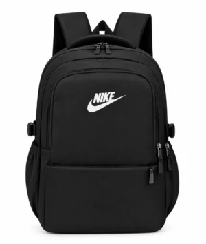 Sac à dos Nike noir minimaliste Sac à dos urbain multipoches avec compartiment ordinateur noir